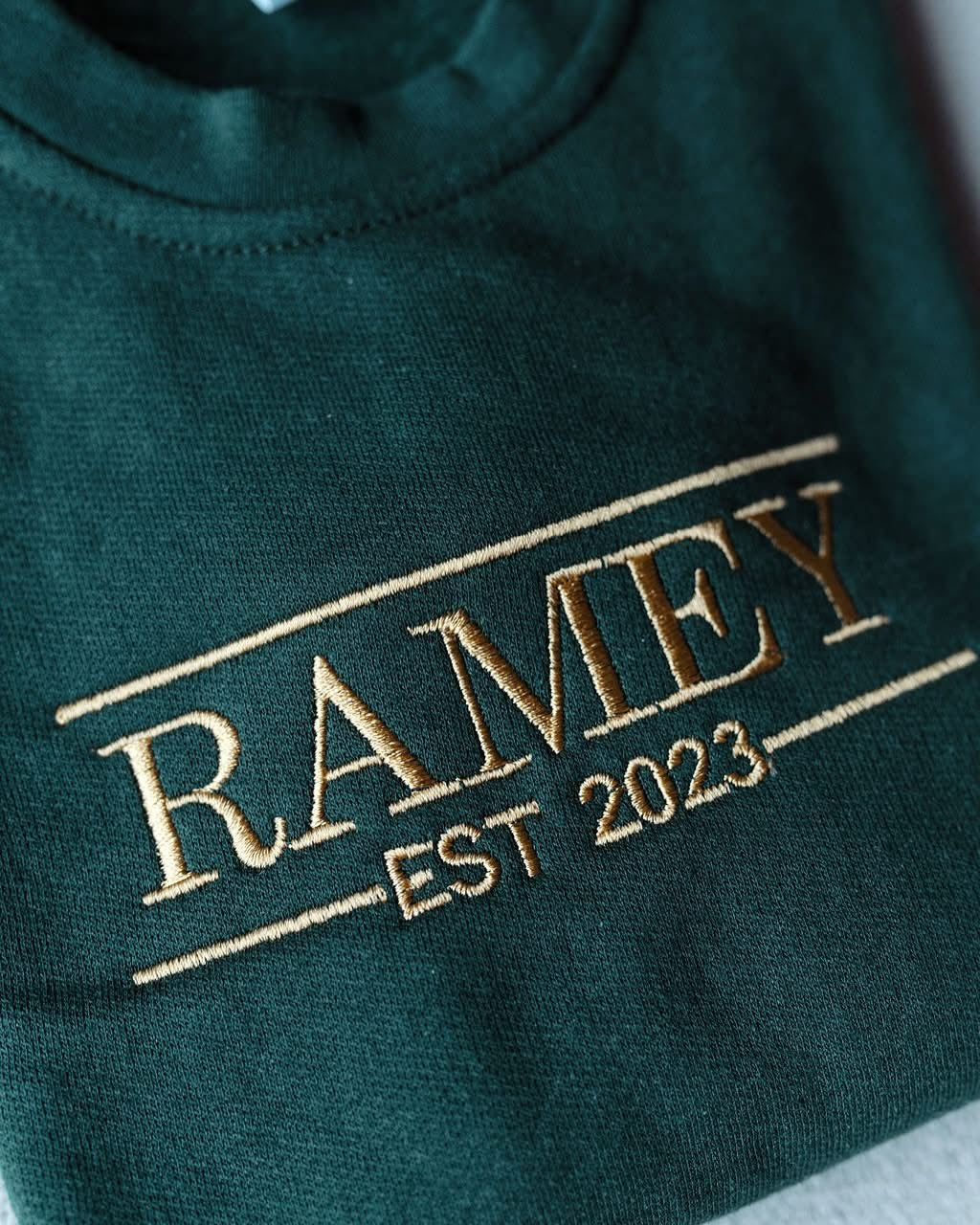 Green & Gold Sweater