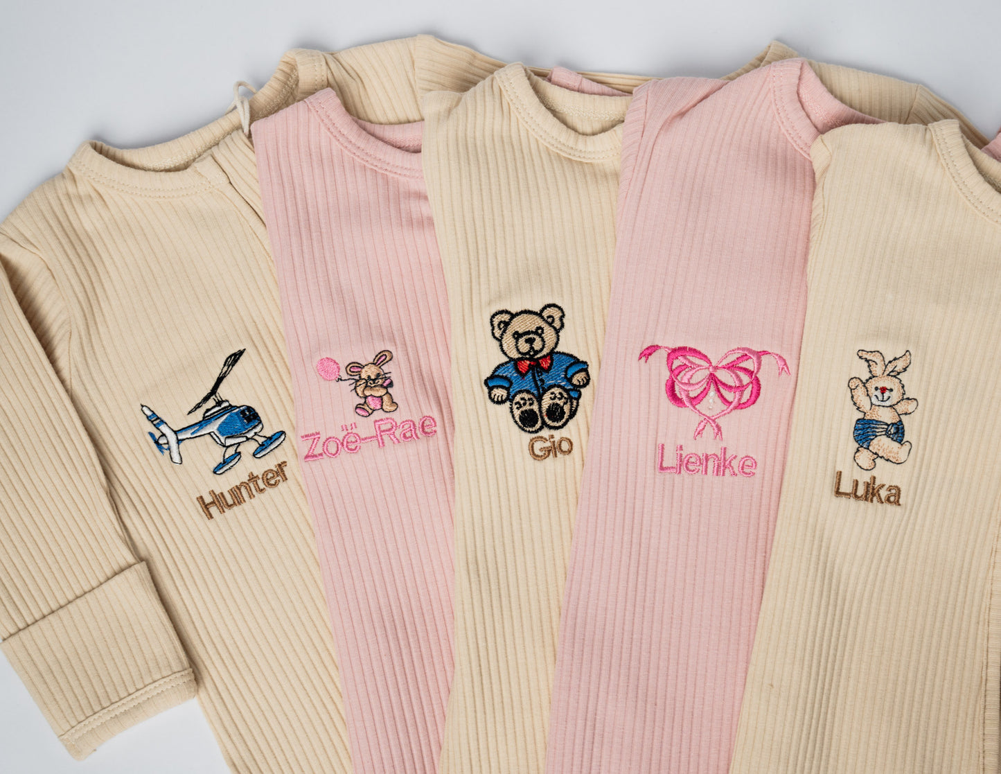 Organic Cotton 2 Way Zipper Cuddle Suit Set