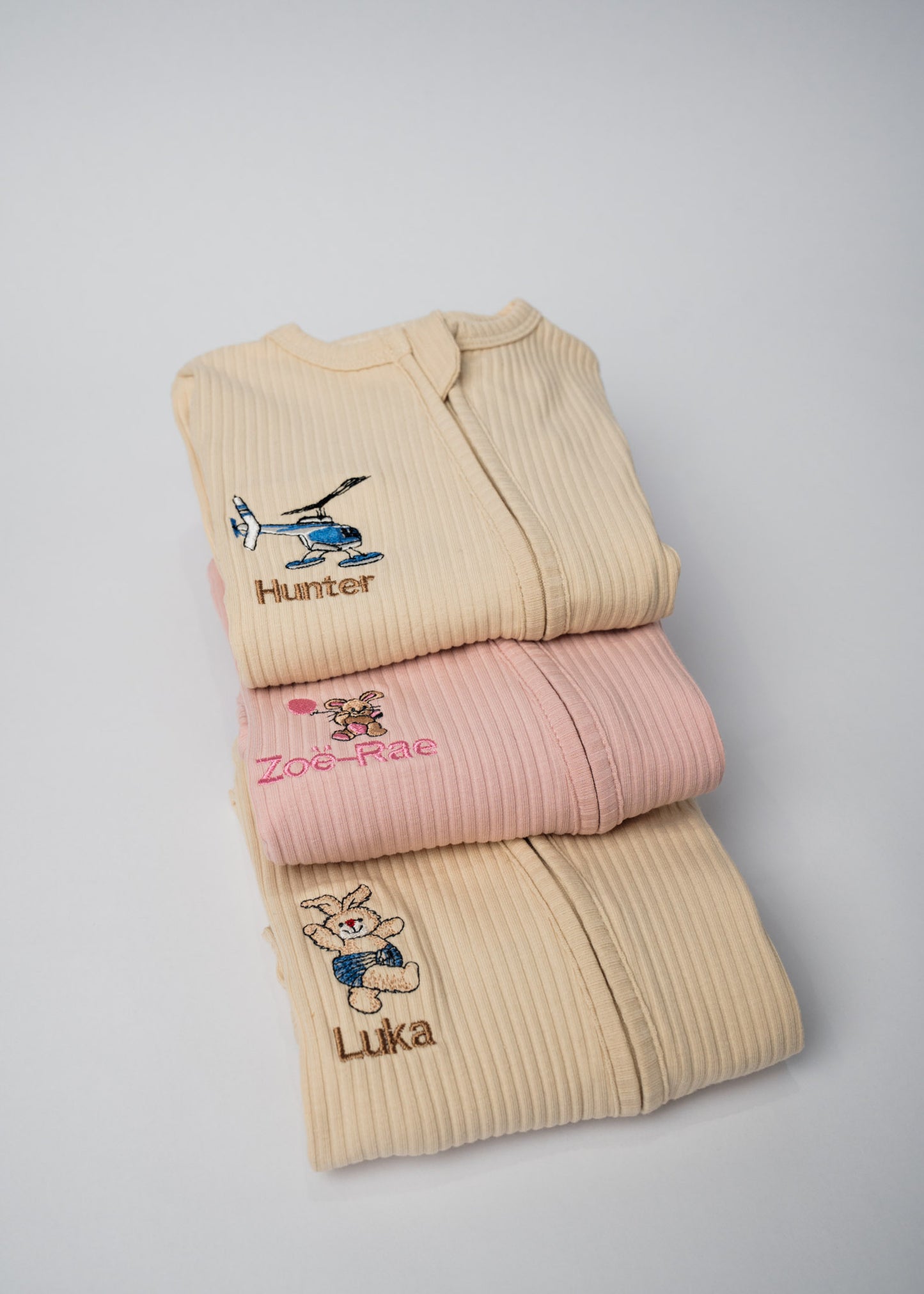 Organic Cotton 2 Way Zipper Cuddle Suit Set