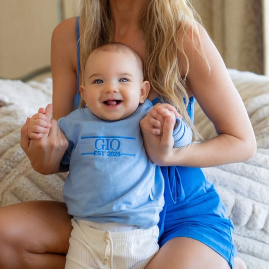 Personalised Name Sweater | Custom Embroidery | Blue