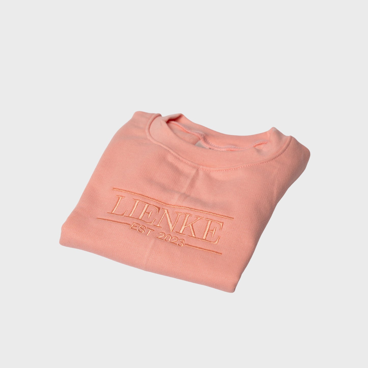 Personalised Name Sweater | Custom Embroidery | Peach
