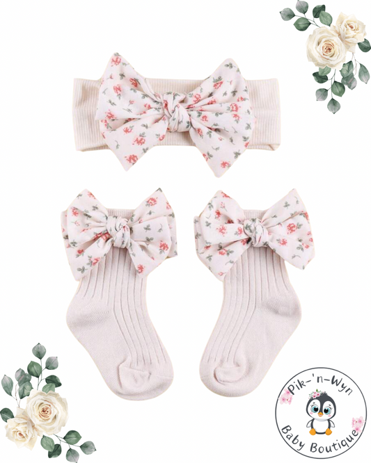 Bow Headband and Socks