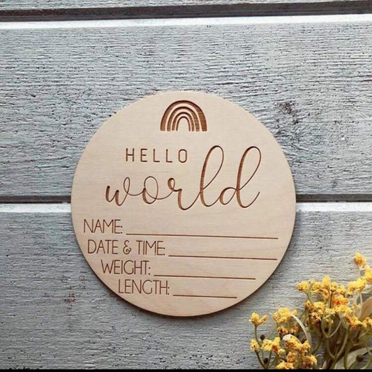 Birth Announcement Disk