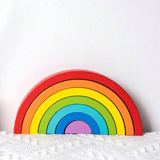 Wooden Rainbow Stacker