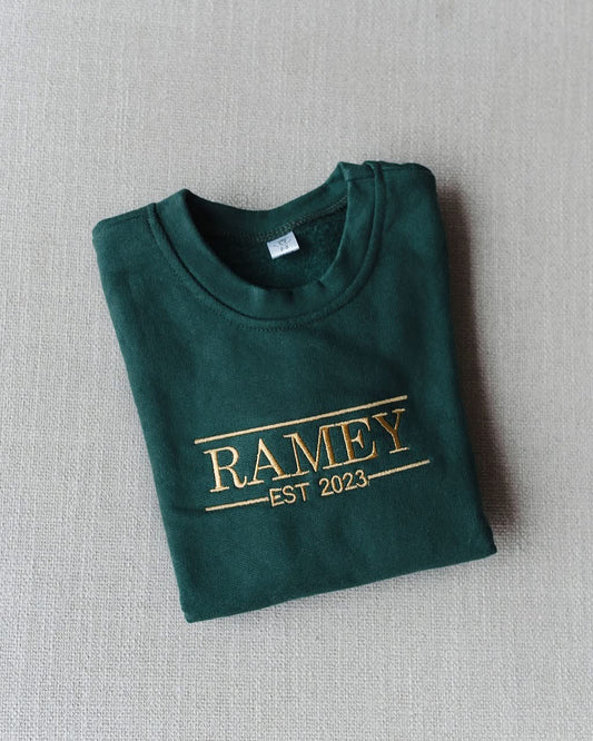 Green & Gold Sweater