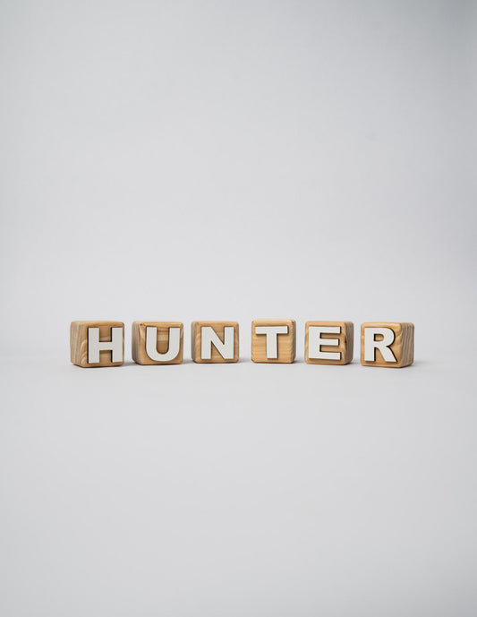 Custom Wooden Name Blocks