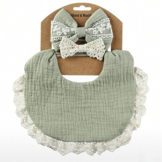 Bib & Headband Set