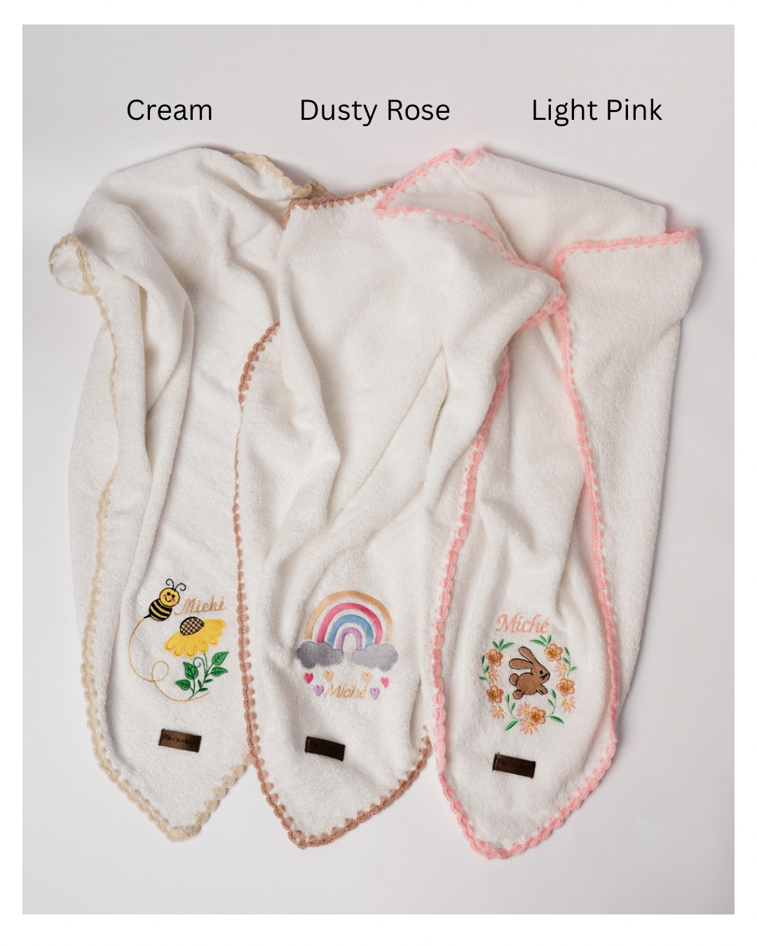 Personalised Burp Cloth XL | Custom Embroidery