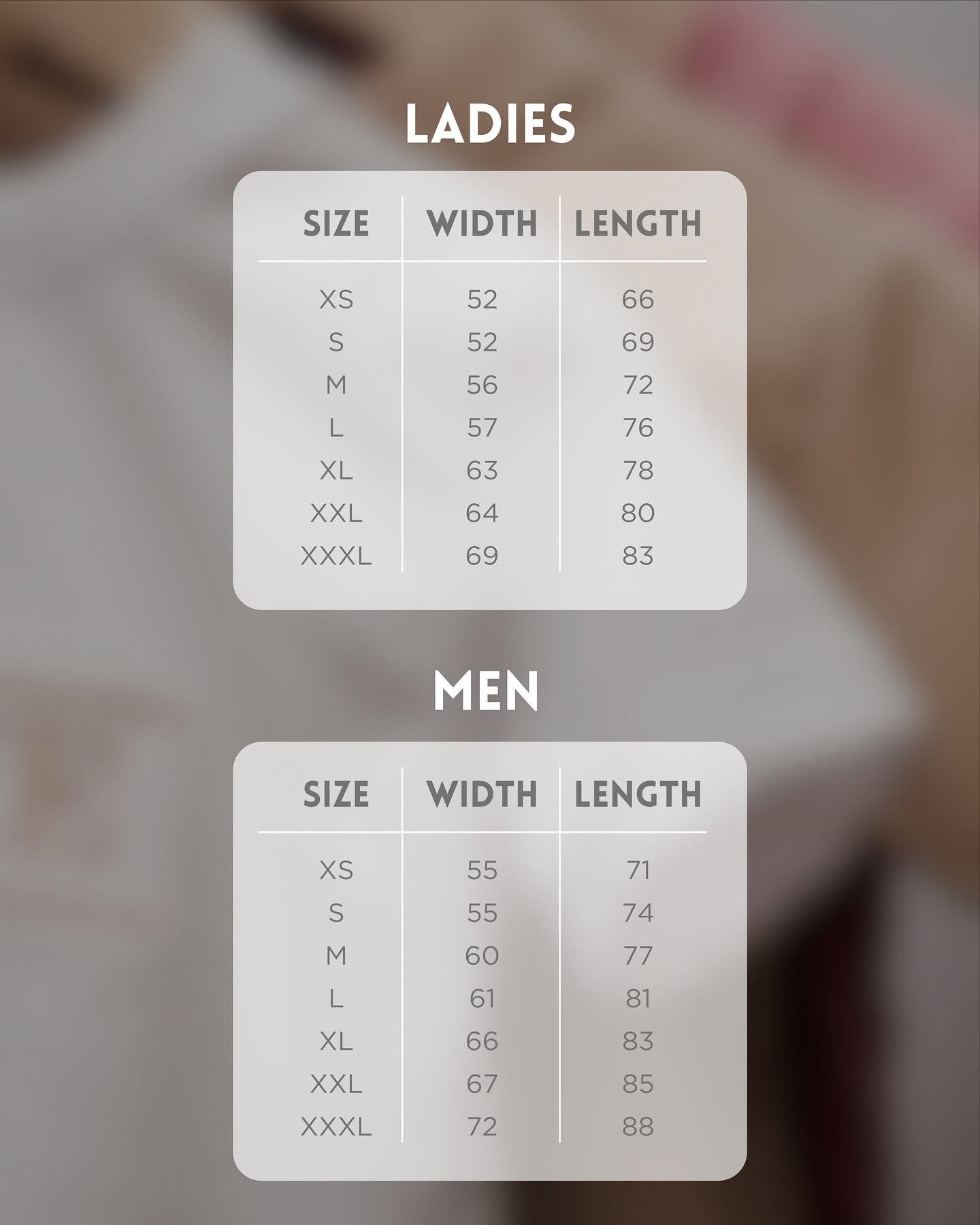 Ladies/Men T-Shirts