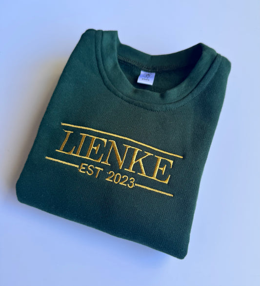Green & Gold Sweater
