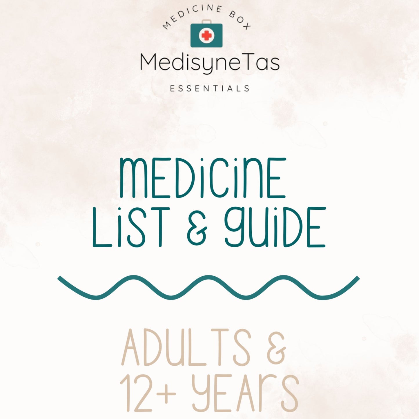 Medicine List & Guide: Adults & 12+ Years
