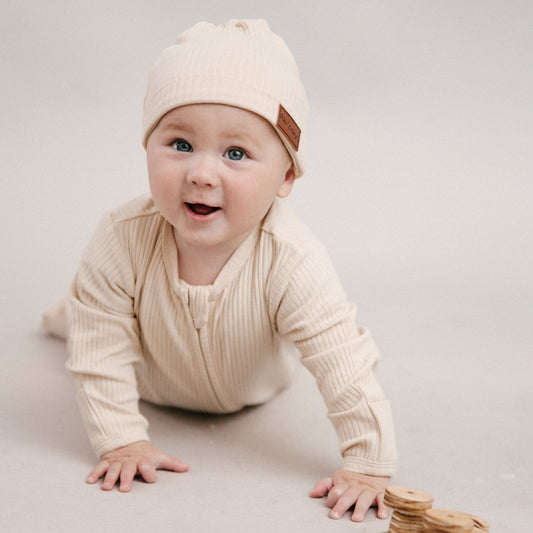 Organic Cotton 2 Way Zipper Cuddle Suit Set