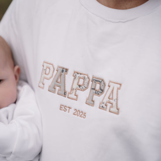 Personalised Sweater | Custom Embroidery | Keepsake Mamma & Pappa Sweater