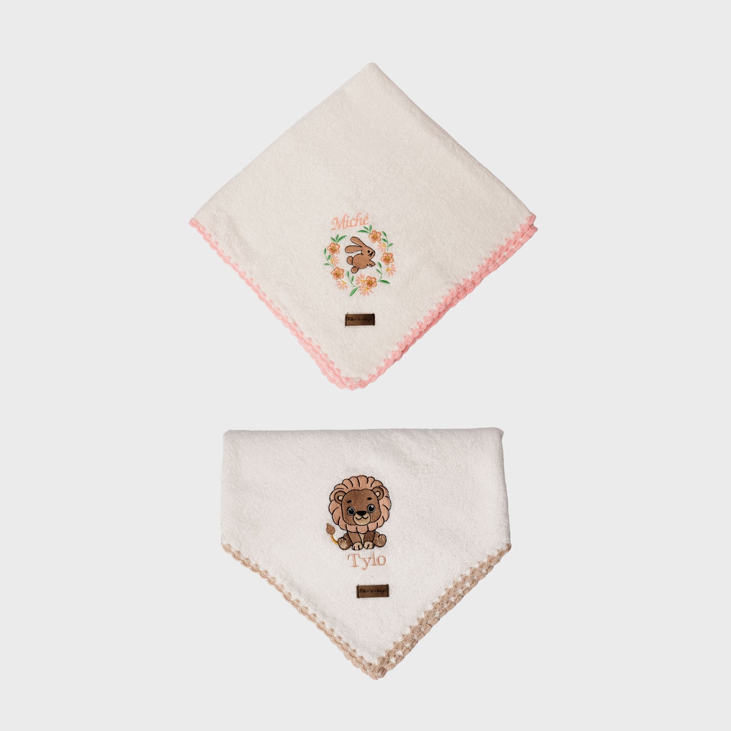 Personalised Burp Cloth XL | Custom Embroidery