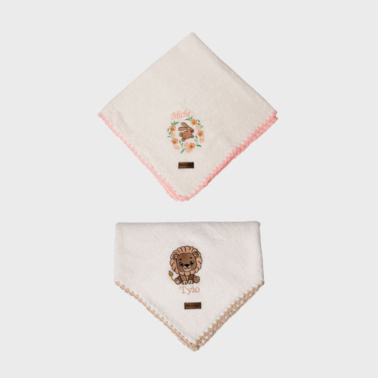 Personalised Burp Cloth XL | Custom Embroidery